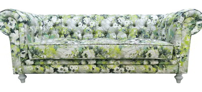 Sofa chesterfield Lady Kwiaty