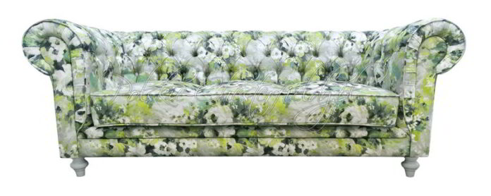 Sofa chesterfield Lady Kwiaty